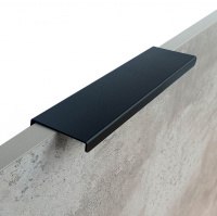 Торцевая ручка 128мм, черная