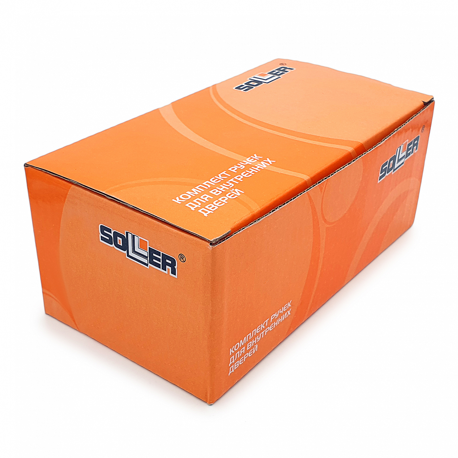 Ручка-защелка /кноб/ межкомнатная SOLLER ЗШ-05 BKPS SN никель без ключа и фиксатора