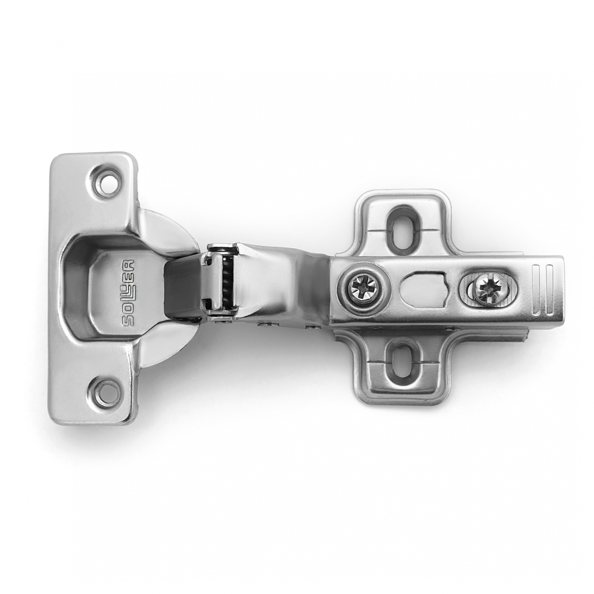 Петля мебельная вкладная SOLLER 2011 с доводчиком усиленная