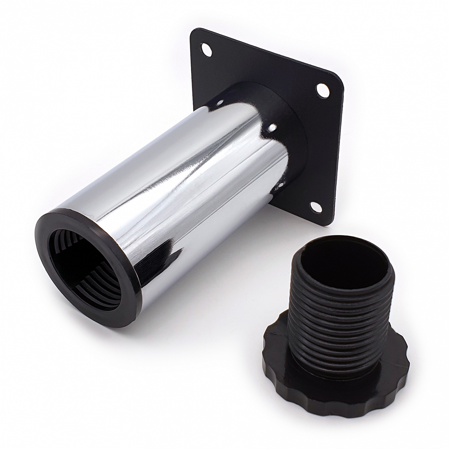 Опора мебельная регулируемая SOLLER 5100 42*100 мм хром сталь