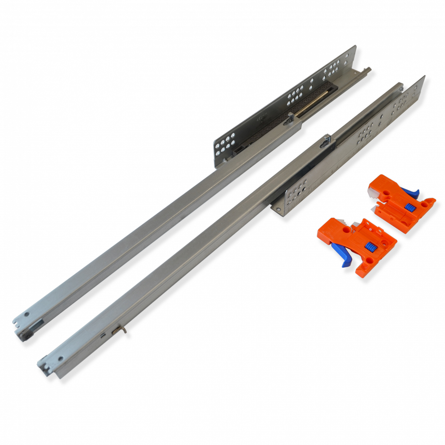 Направляющие шариковые скрытого типа частичного выдвижения с доводчиком SOLLER 450 мм до 25 кг