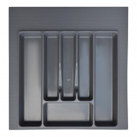 Вкладка в ящик для столовых приборов 500-550 мм серая