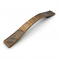 Ручка-скоба мебельная SOLLER 36-96-ZY античная медь