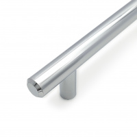 Ручка мебельная рейлинг SOLLER 8925-416 хром d-12 мм