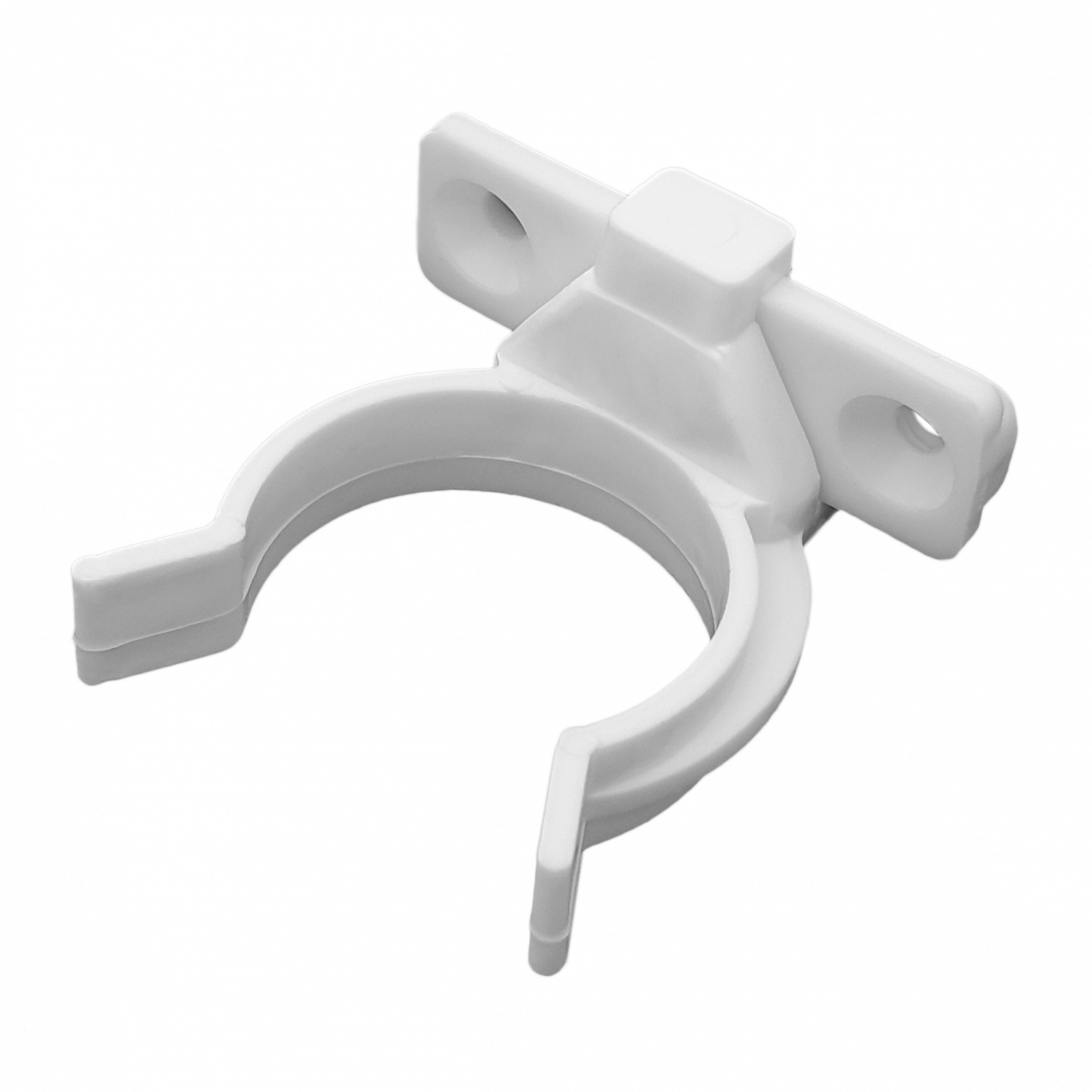 Клипса + подклипсник для опоры 90-120 мм белая для крепления цоколя