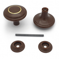 Ручка-стяжка дверная РДП-01-6 шоколад большая с кольцом