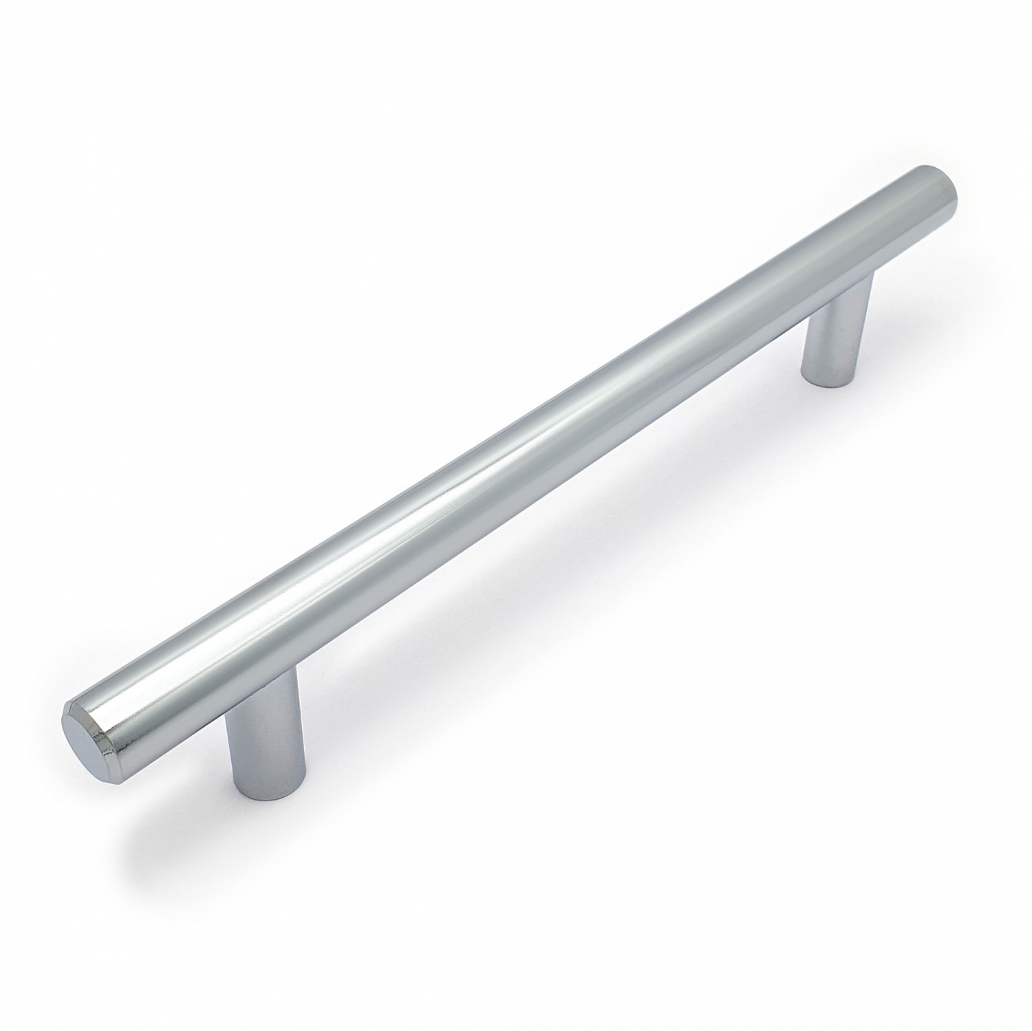 Ручка мебельная рейлинг SOLLER 8925-128 хром d-12 мм