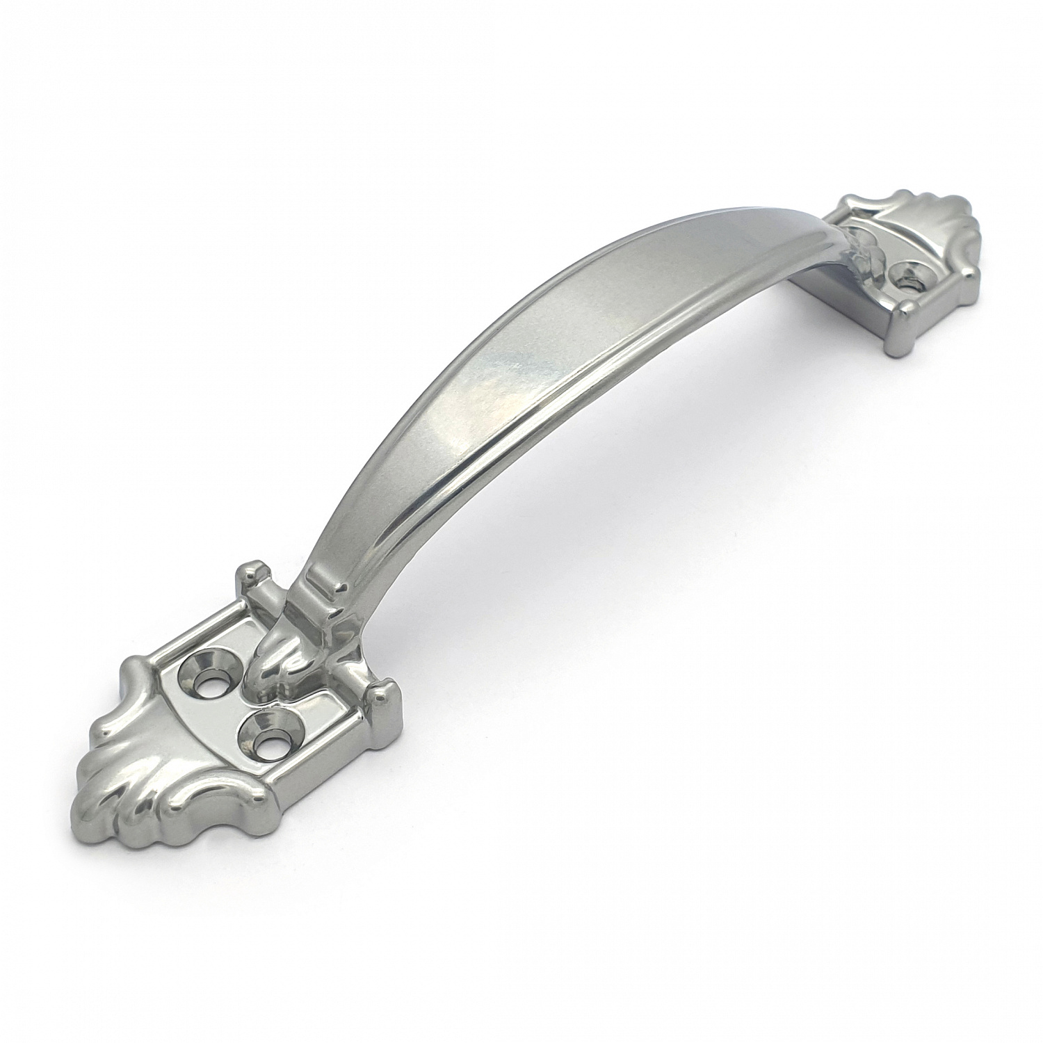 Ручка-скоба дверная РС-100 хром (литьё, ЦАМ)