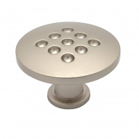 Ручка-кнопка мебельная SOLLER 507 сатин d-30 мм