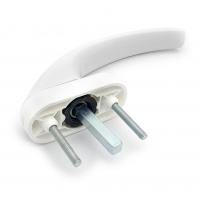 Ручка оконная "Сатурн", 38мм, белая, 8-ми позиционная