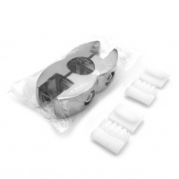 Крепеж двухсторонний с пластиковым вкладышем SOLLER R-7А+R-47 d-25 мм