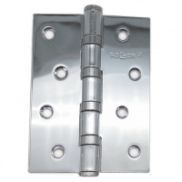 Петля дверная прямая 4" SOLLER хром (сталь 100*70*2,5)