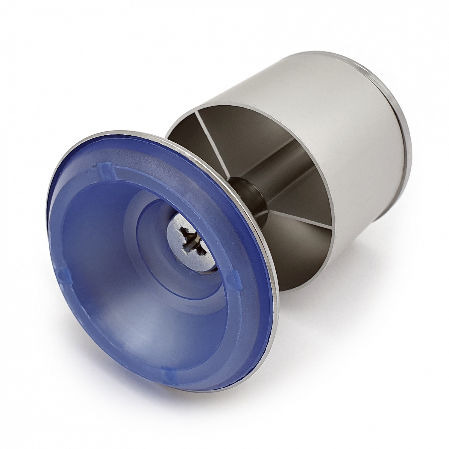 Опора мебельная регулируемая SOLLER 001А 50*80 мм матовый хром алюминий