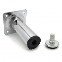 Опора мебельная регулируемая SOLLER 118А 30*100 мм хром 