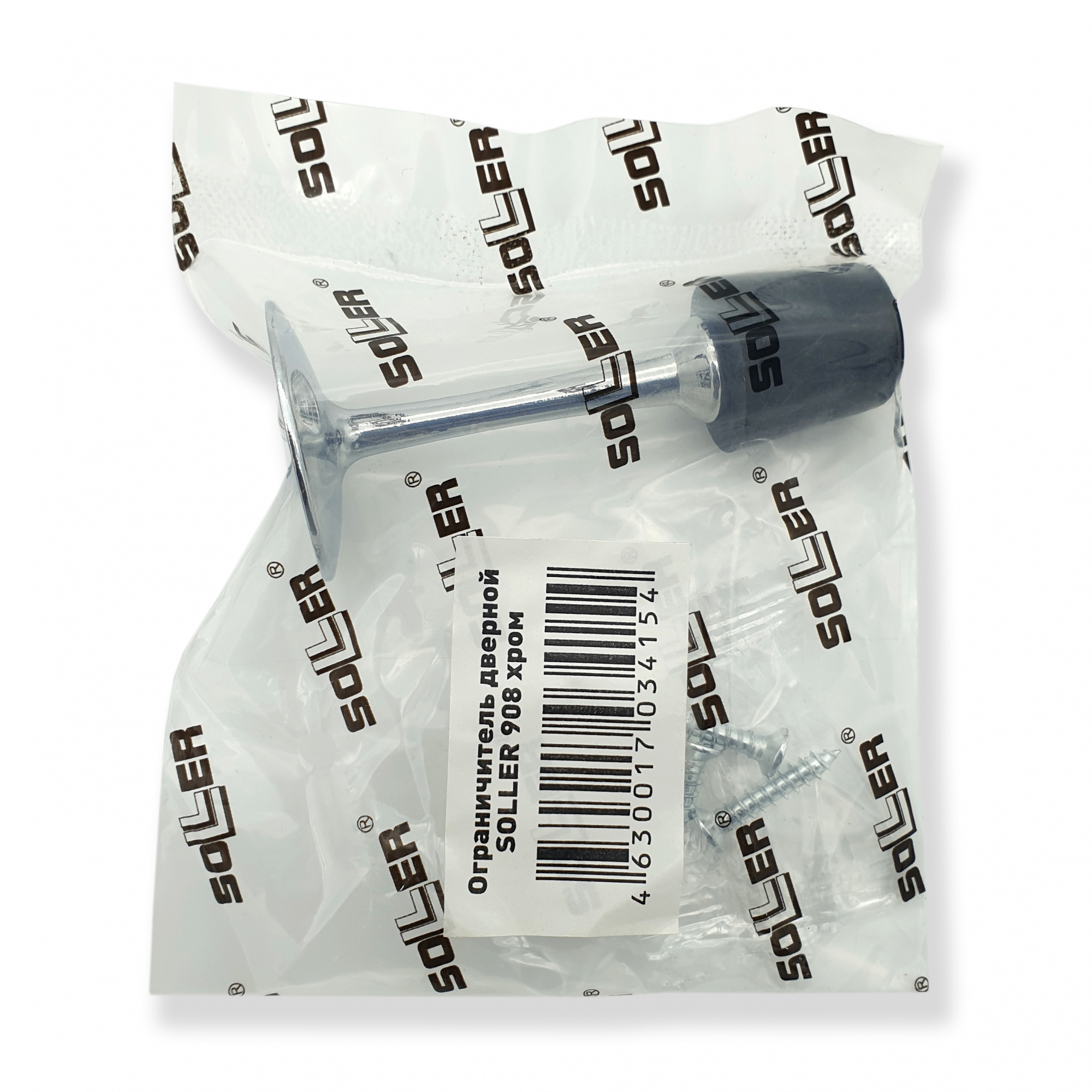 Ограничитель дверной SOLLER 908 хром 