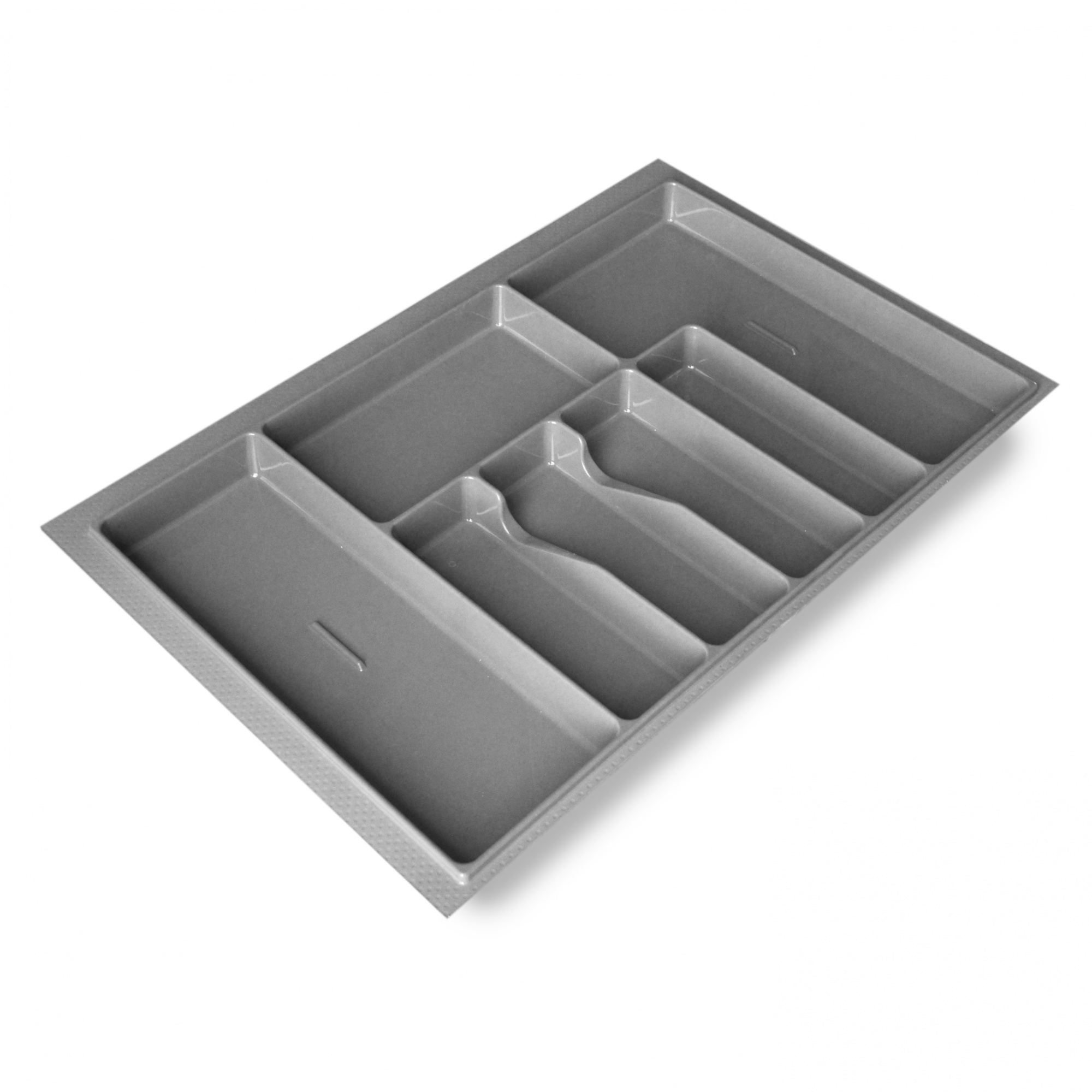 Вкладка в ящик для столовых приборов 800 мм серая