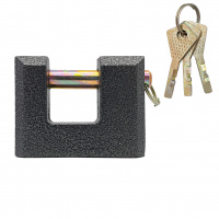 Замок навесной с прямой дужкой SOLLER HBX 80 мм