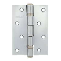 Петля дверная прямая 4" SOLLER хром (сталь 100*70*2)