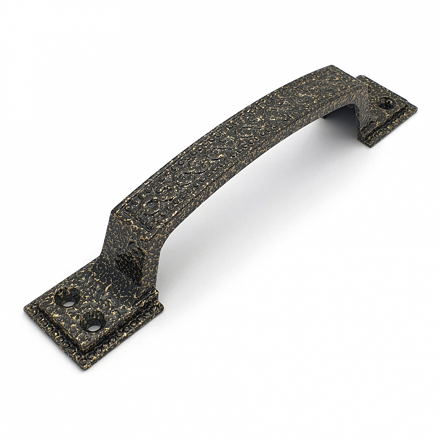 Ручка-скоба дверная РС-100-1 антик/бронза (литьё, ЦАМ)