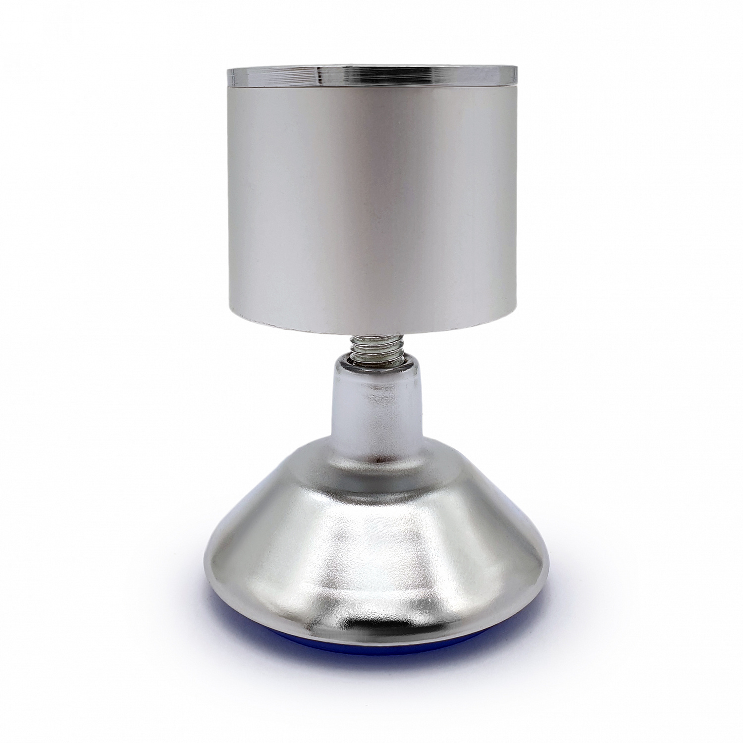 Опора мебельная регулируемая SOLLER 001А 50*80 мм матовый хром алюминий