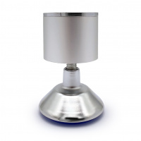 Опора мебельная регулируемая SOLLER 001А 50*80 мм матовый хром алюминий