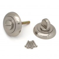 Завертка дверная для ванных комнат SOLLER BK SN сатин для ванных комнат