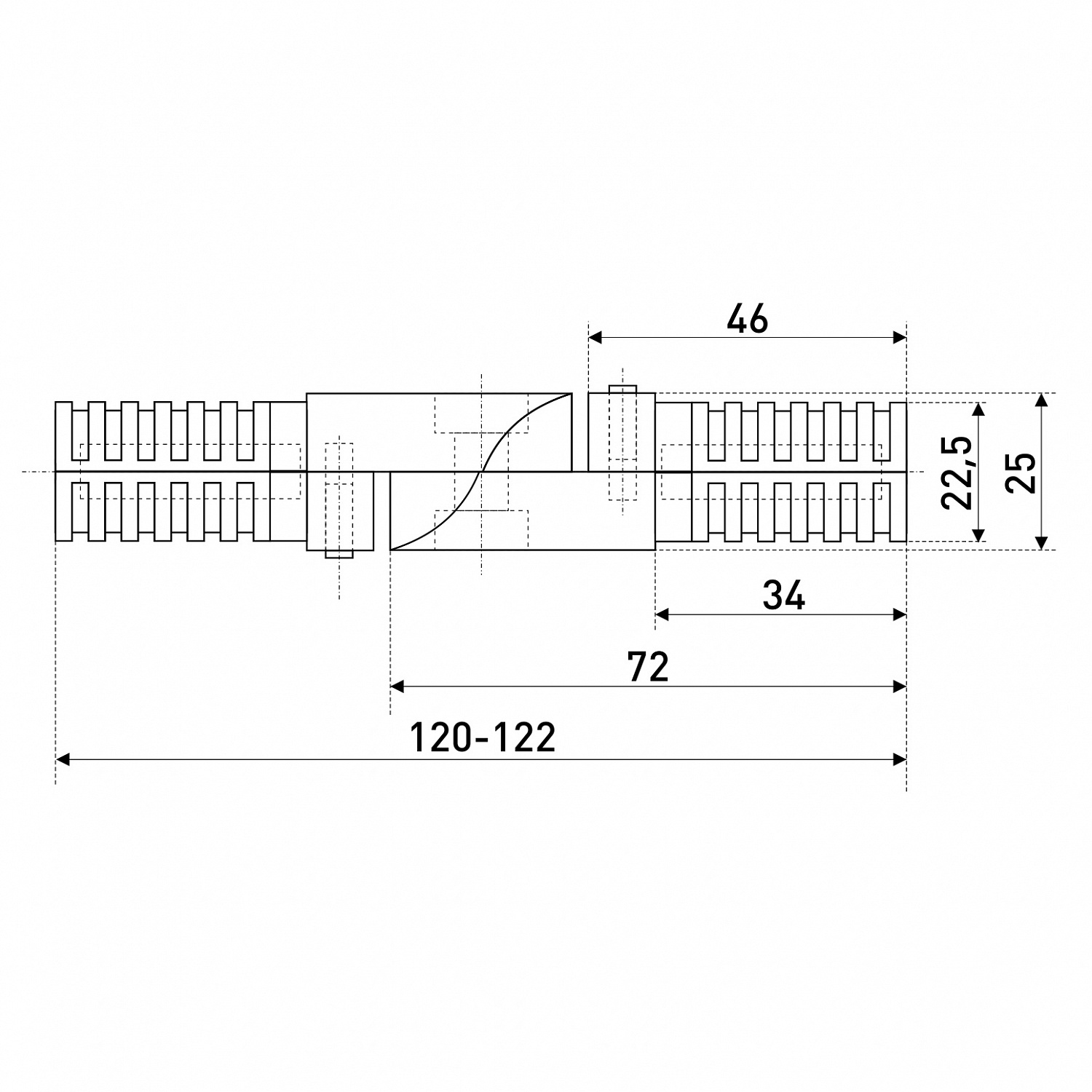 Соединитель поворотный 90° - 180° SOLLER R-41А d-25 мм 