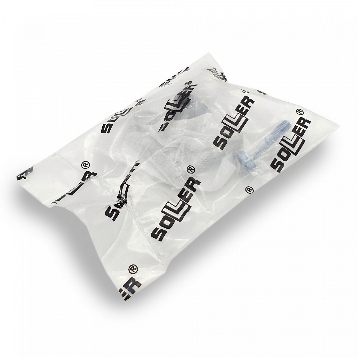 Ручка-кнопка мебельная SOLLER 873-К хром со стразами 