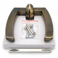 Комплект дверных ручек SOLLER ZY-505 AB бронза