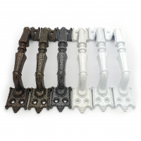 Ручка-скоба дверная РС-100-2 матовое золото (литьё, ЦАМ)