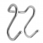 Крючок S-образный двойной для рейлинга d-16 мм SOLLER АЕ-415 шарик
