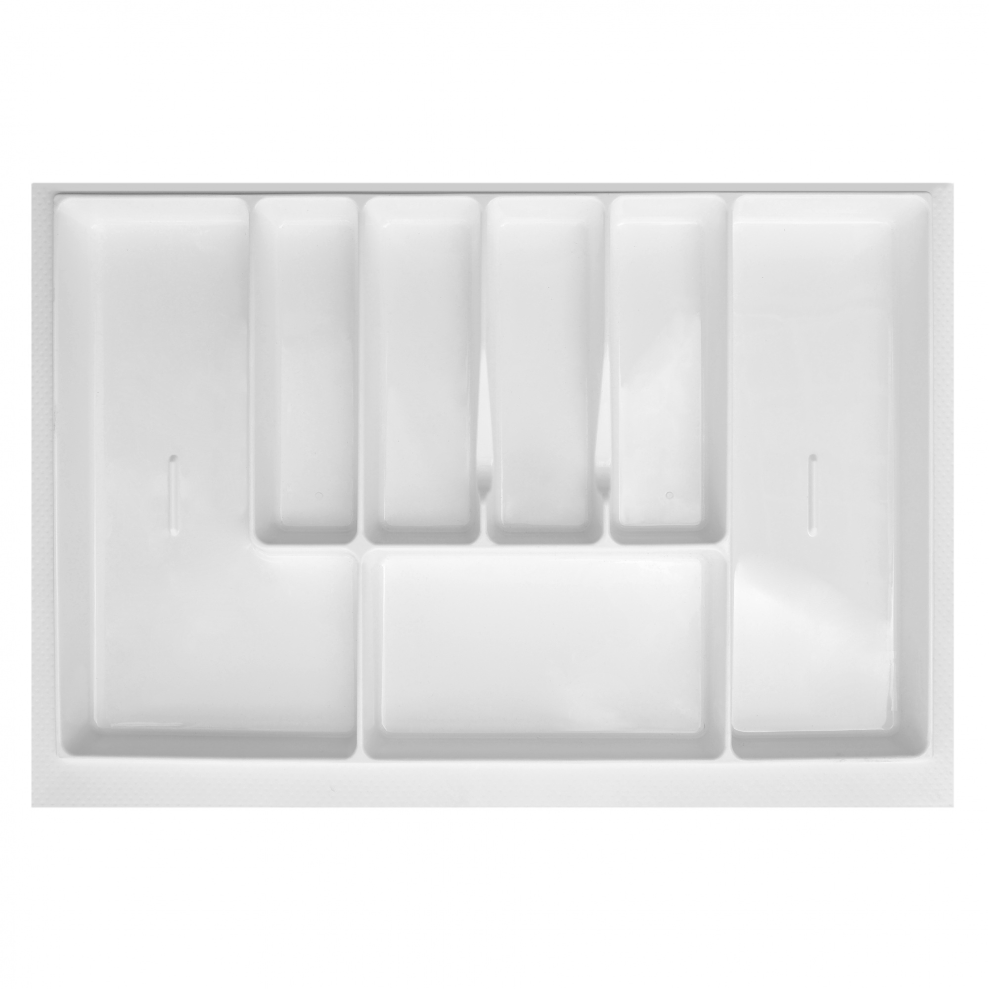 Вкладка в ящик для столовых приборов 800 мм белая