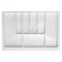 Вкладка в ящик для столовых приборов 800 мм белая