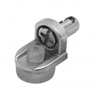 Полкодержатель для стекла с присоской шток 5*10 мм с фиксирующим шурупом