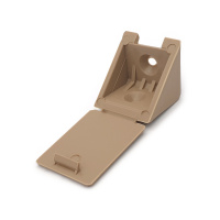 Уголок №6 ясень шимо светлый пластик