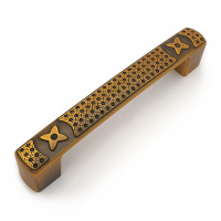 Ручка мебельная SOLLER 873-96 антик/латунь RB