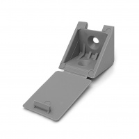 Уголок №10 серый пластик