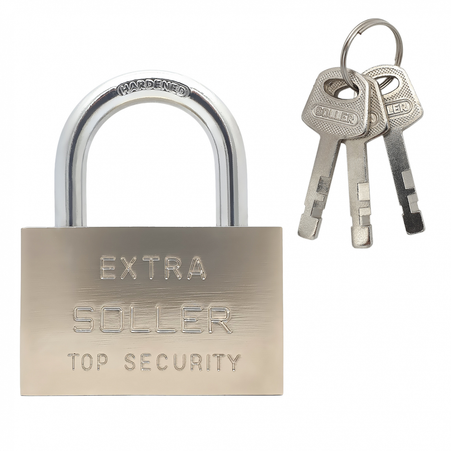 Замок навесной SOLLER Extra 701-70HD сатин 