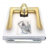 Комплект дверных ручек SOLLER ZY-508 GP золото