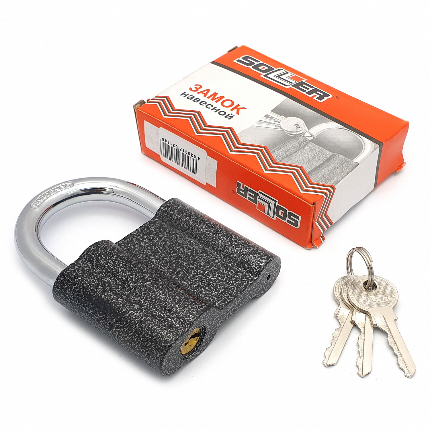 Замок навесной SOLLER 480-80HZ 