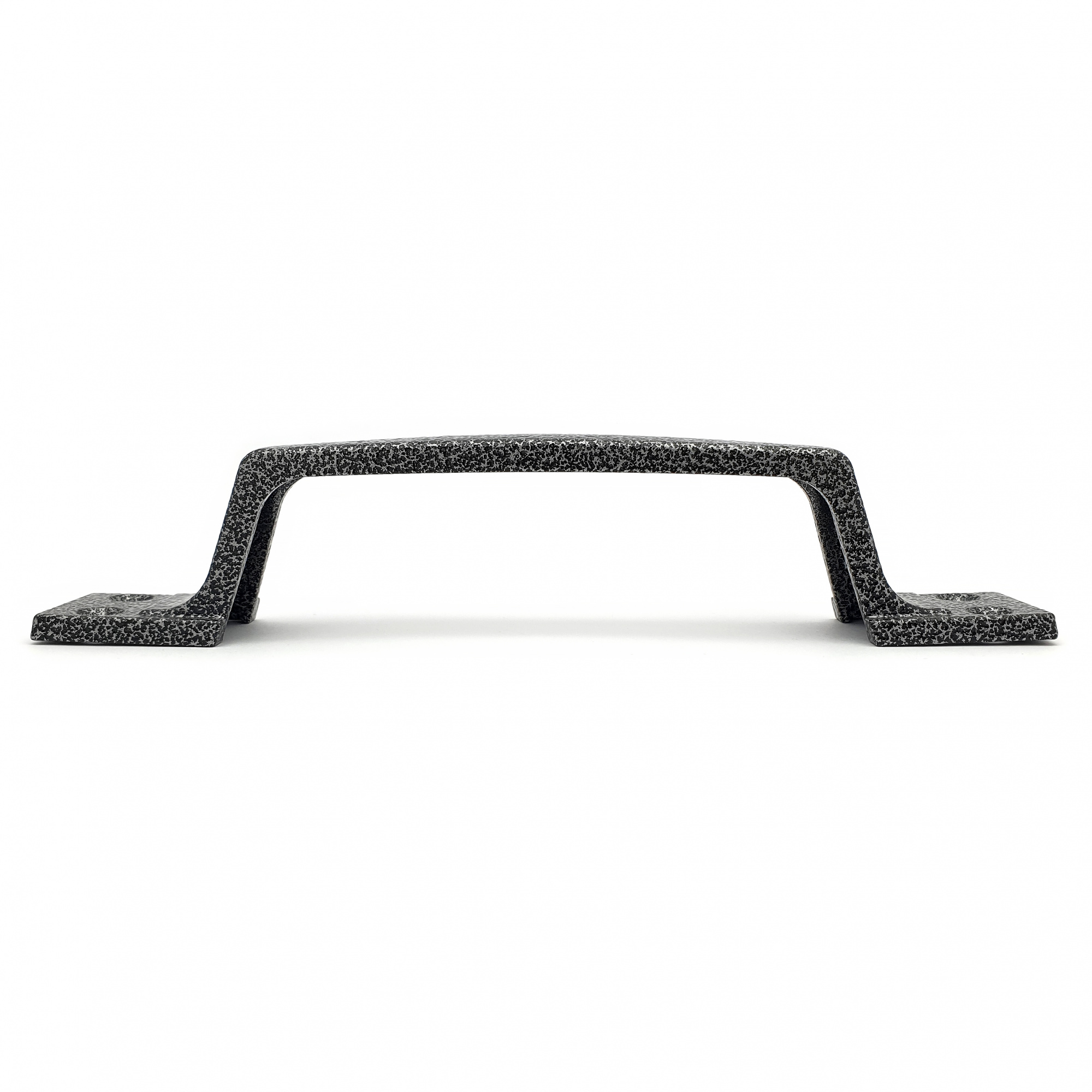 Ручка-скоба дверная РС-100-4 антик/серебро (литьё, ЦАМ)