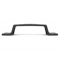 Ручка-скоба дверная РС-100-4 антик/серебро (литьё, ЦАМ)