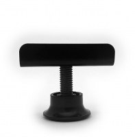 Опора регулируемая П-образная d-16 мм черная