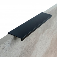 Торцевая ручка 160мм, черная