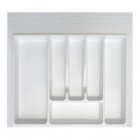 Вкладка в ящик для столовых приборов 600 мм белая