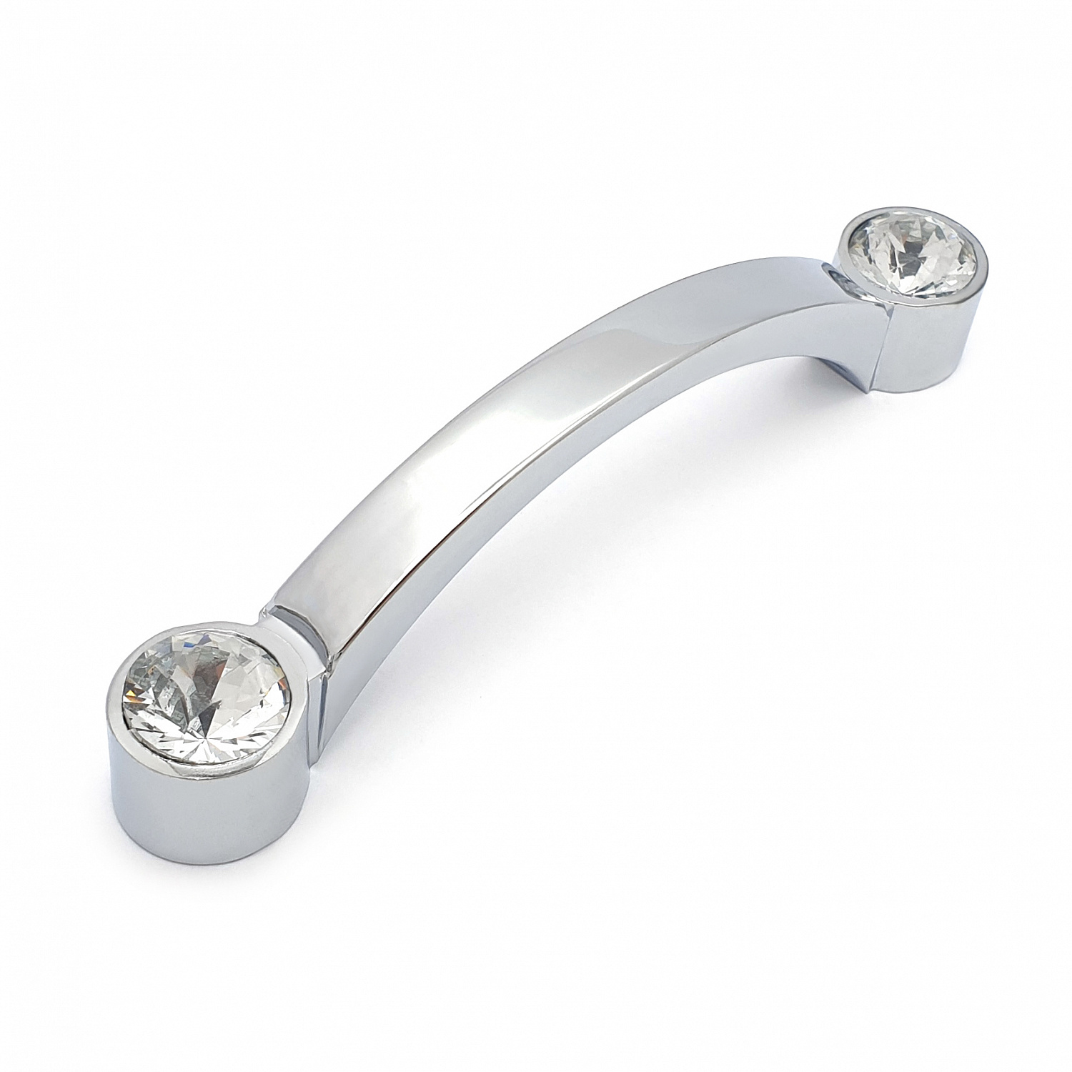 Ручка мебельная SOLLER 838-96 хром со стразами