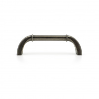 Ручка-скоба мебельная SOLLER 1264-96 античное серебро 96 мм