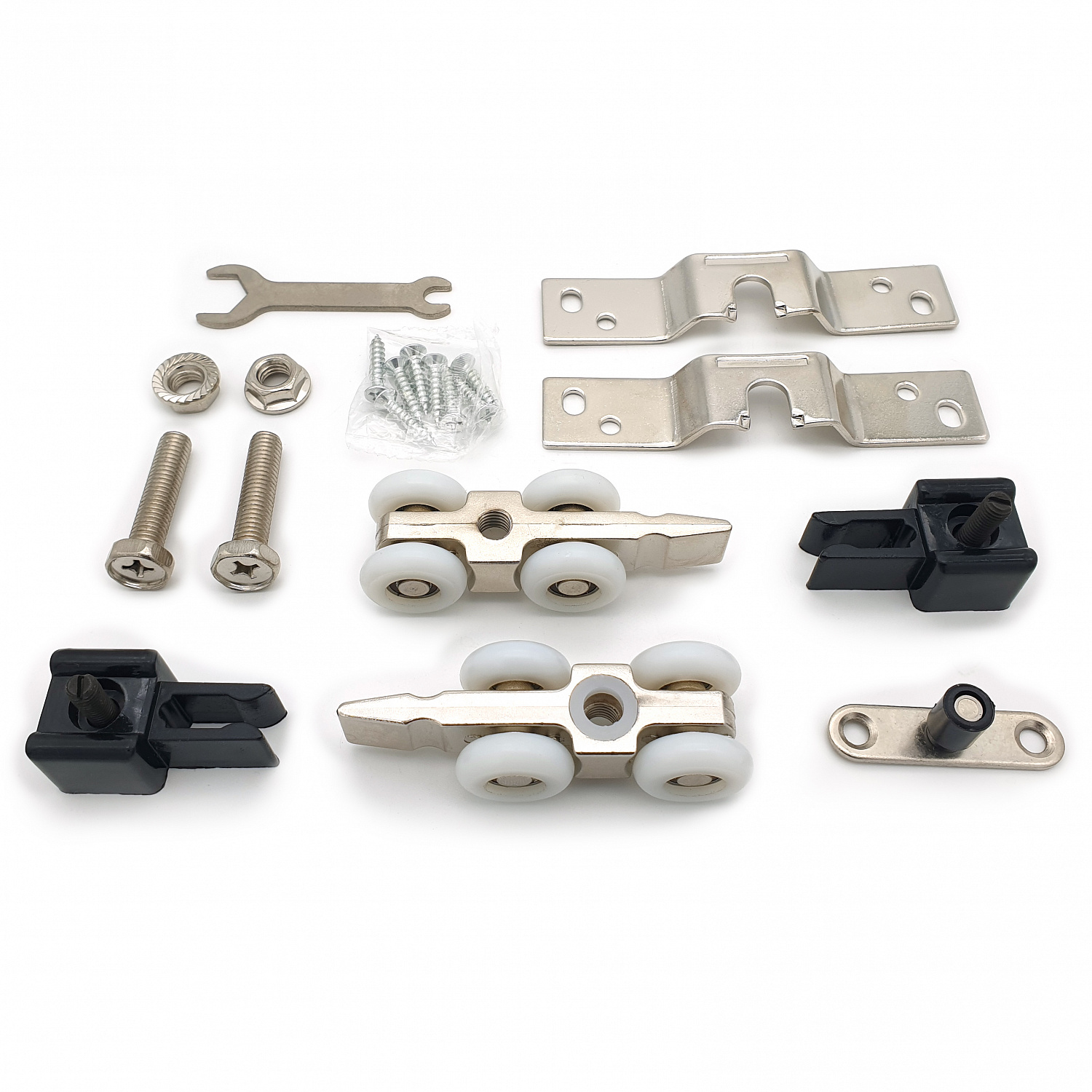 Ролики для раздвижных дверей SOLLER 4-х колесные комплект из 2-х штук