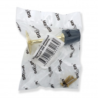 Ограничитель дверной SOLLER 908 золото 