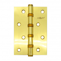 Петля дверная прямая 4" SOLLER золото (сталь 100*70*2,5)